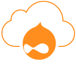 Drupal hosting icon