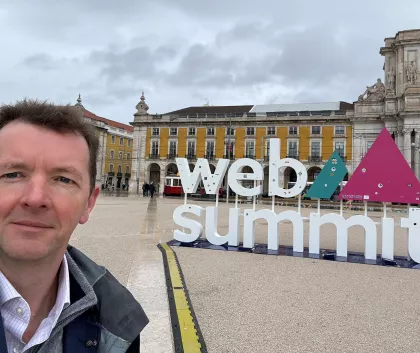 Matt in Lisbon WebSummitt 2026