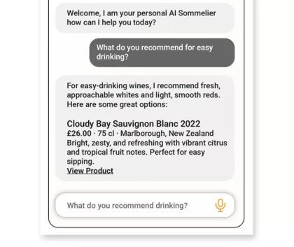 AI Sommelier Example